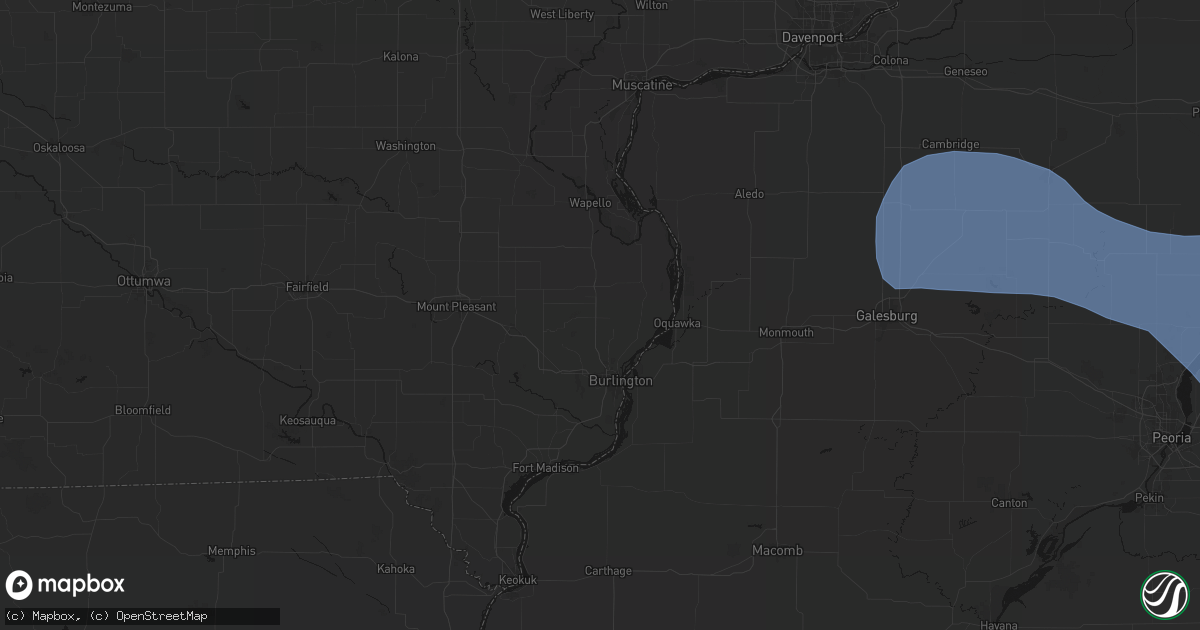 Hail map in Sperry, IA on May 15, 2026