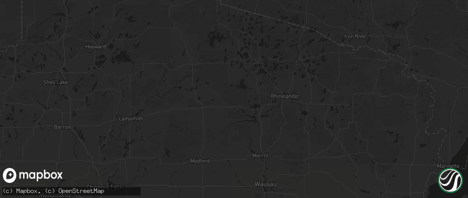 Hail map in Tripoli, WI on May 15, 2026