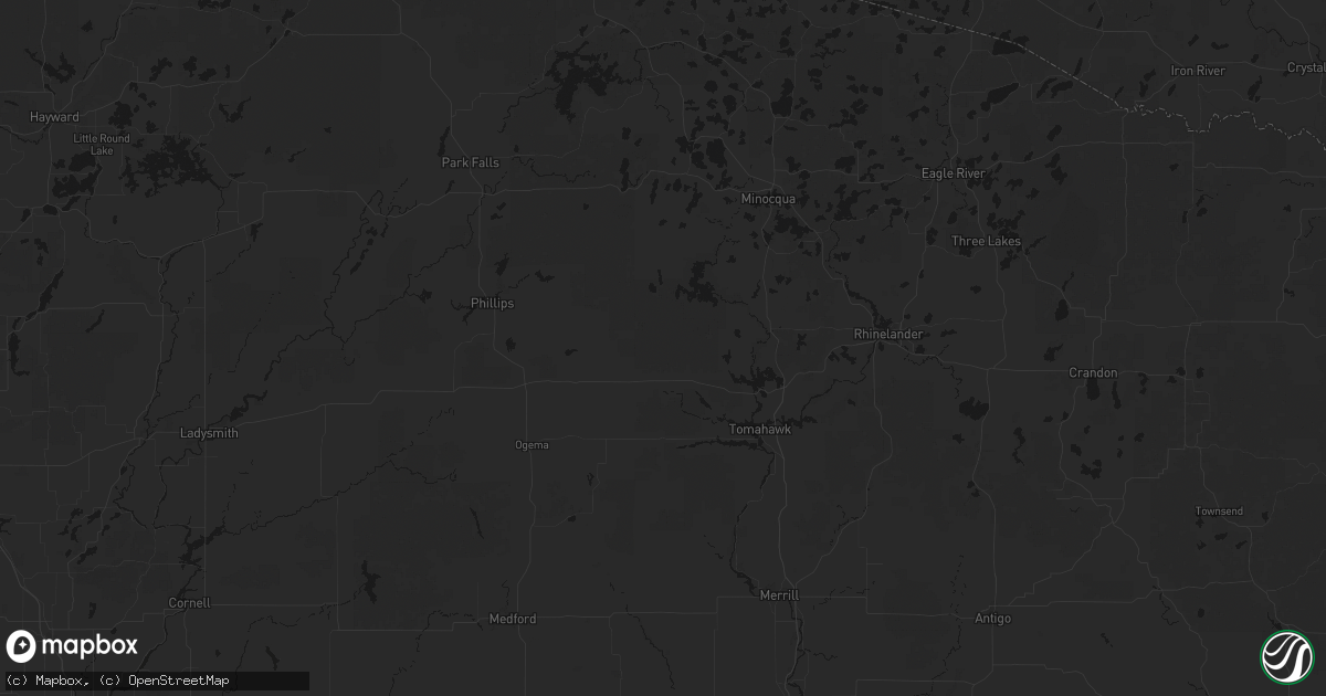 Hail map in Tripoli, WI on May 15, 2026