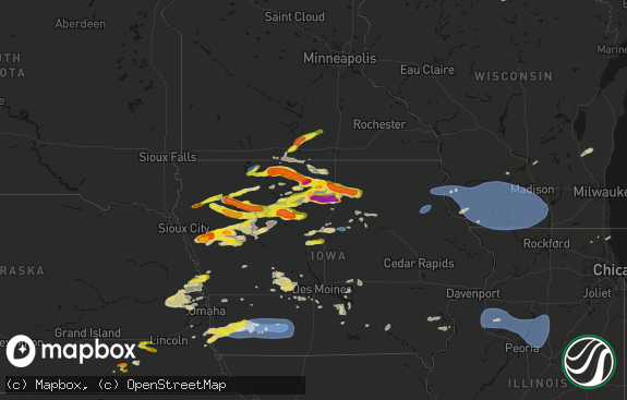 Hail map preview on 05-15-2026