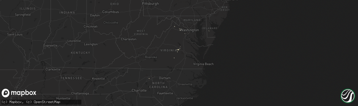 Hail map in Delaware on May 16, 2011