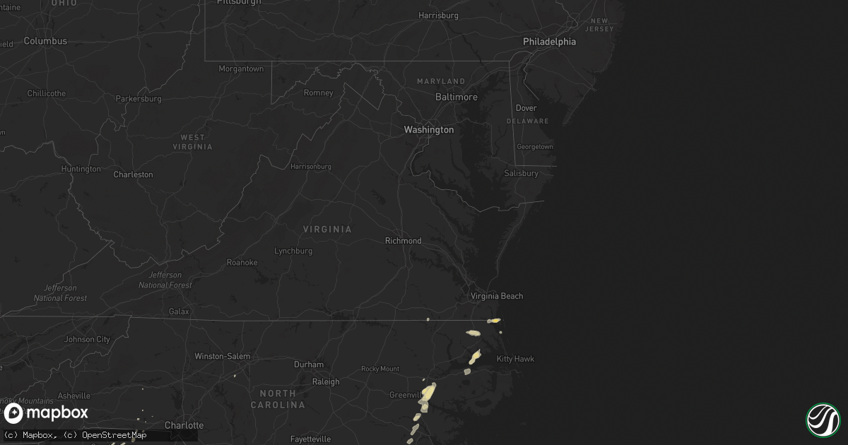 Hail map in New Hampshire on May 16, 2012