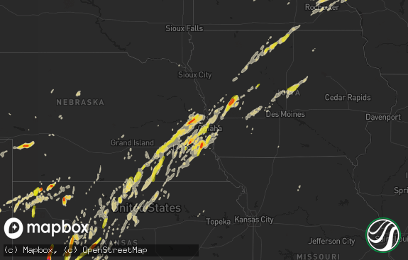 Hail map preview on 05-16-2017