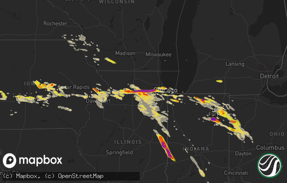 Hail map preview on 05-16-2019