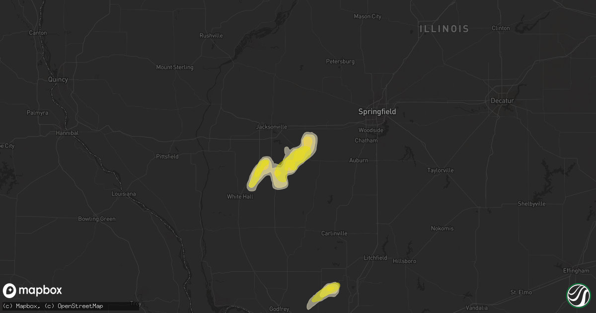 Hail map in Franklin, IL on May 16, 2020
