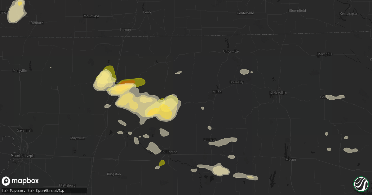 Hail map in Galt, MO on May 16, 2026