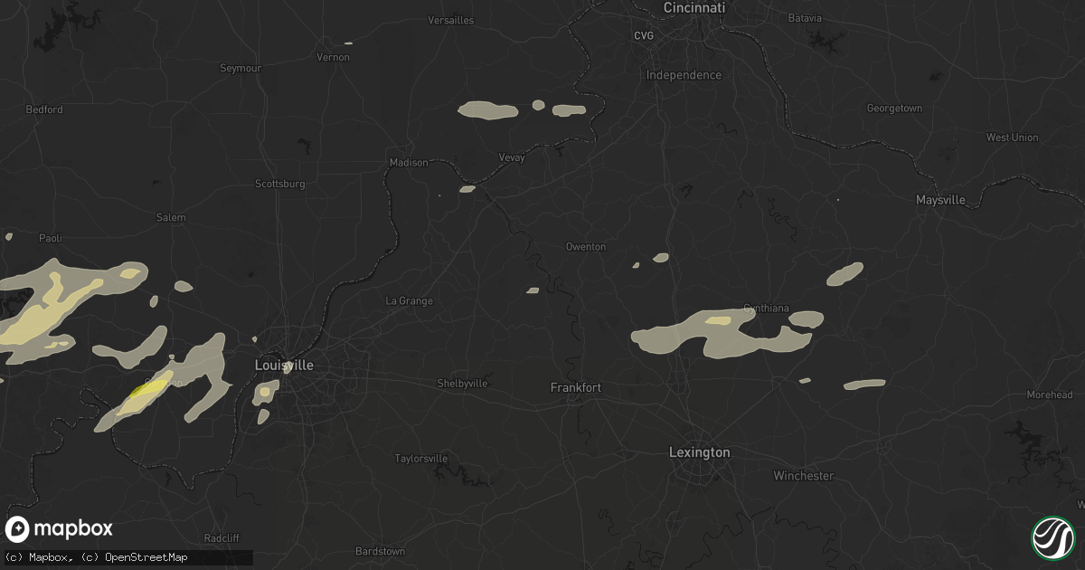 Hail map in Lockport, KY on May 16, 2026