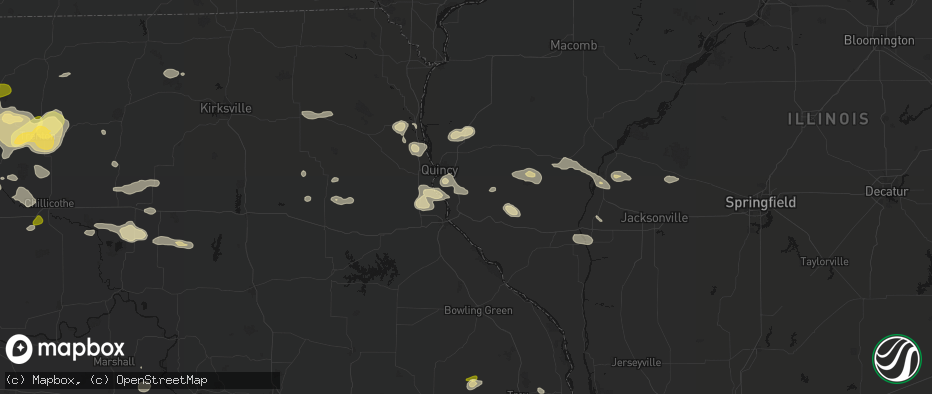 Hail map in Payson, IL on May 16, 2026