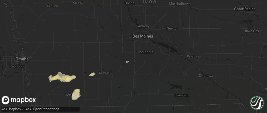 Hail map in Saint Charles, IA on May 16, 2026