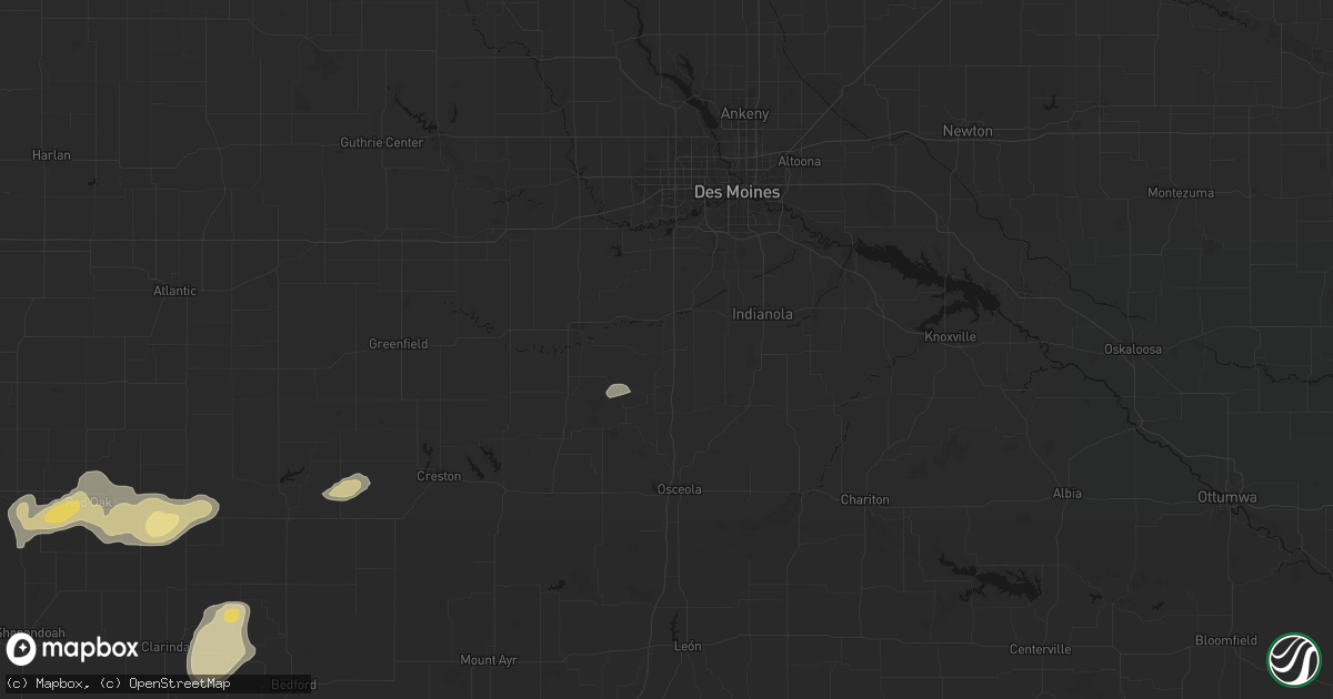 Hail map in Saint Charles, IA on May 16, 2026
