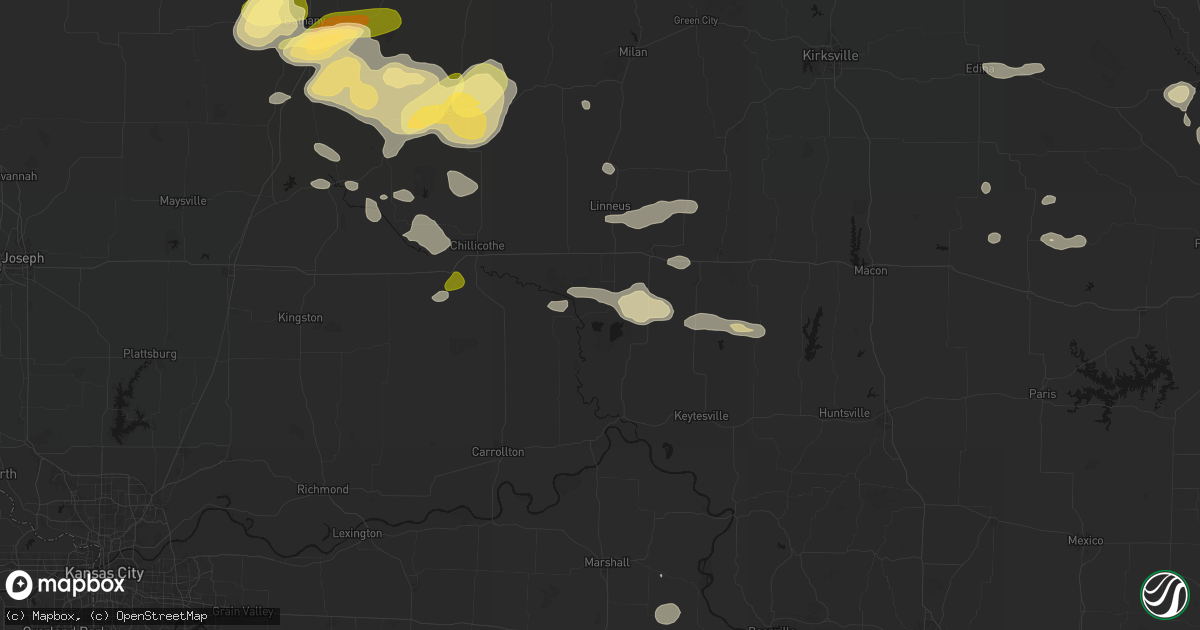 Hail map in Sumner, MO on May 16, 2026