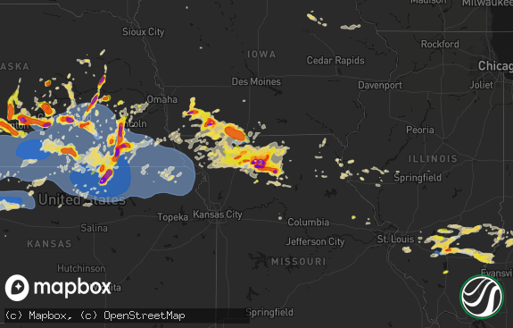 Hail map preview on 05-16-2026