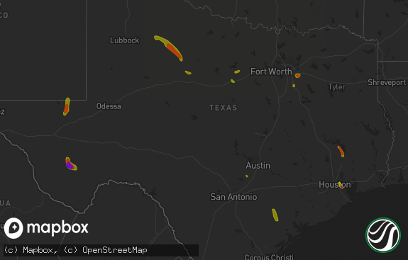 Hail map preview on 05-17-2010