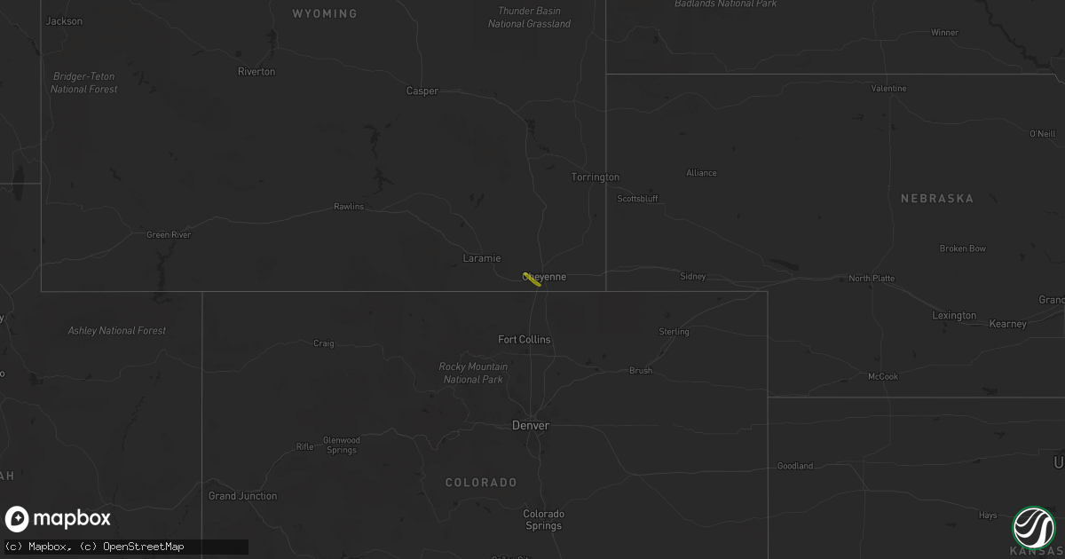 Hail map on May 17, 2014
