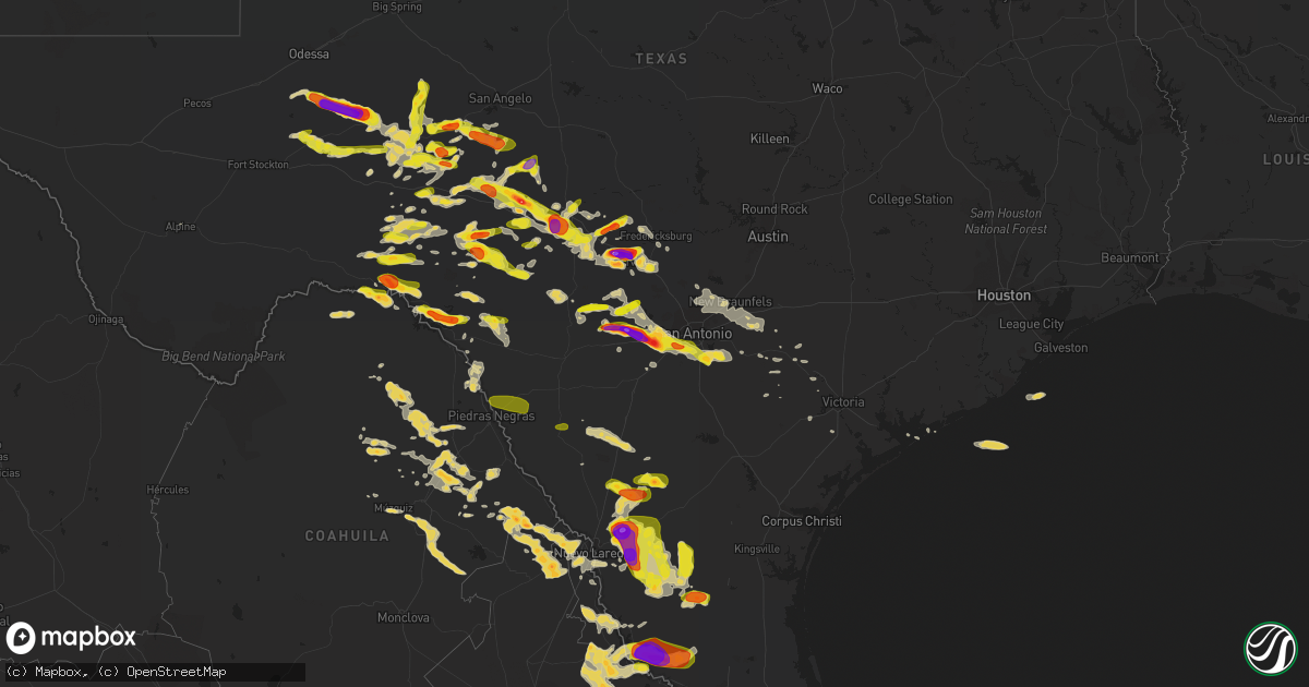 Hail map on May 17, 2016