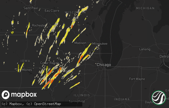 Hail map preview on 05-17-2017