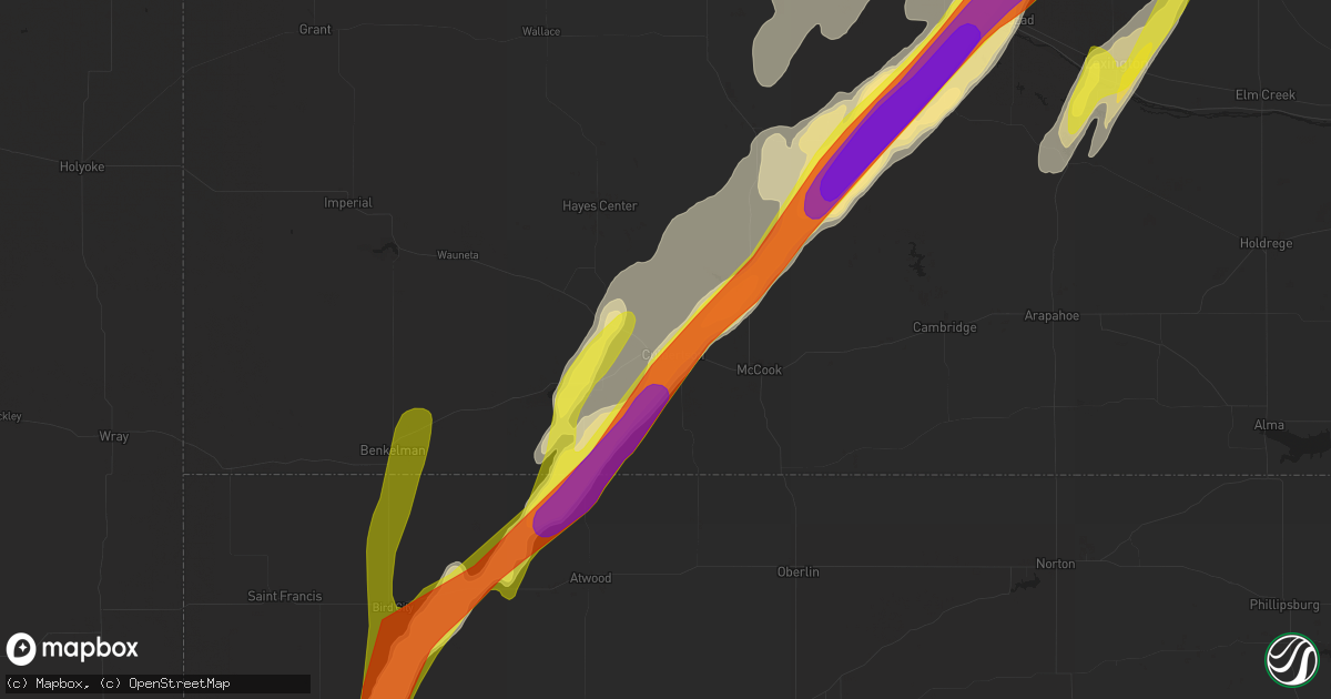 Hail map in Culbertson, NE on May 17, 2019