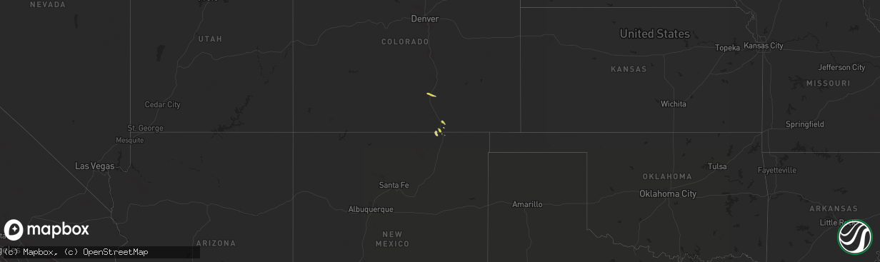 Hail map on May 17, 2020