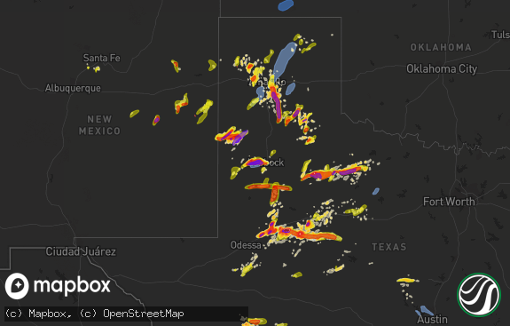 Hail map preview on 05-17-2021