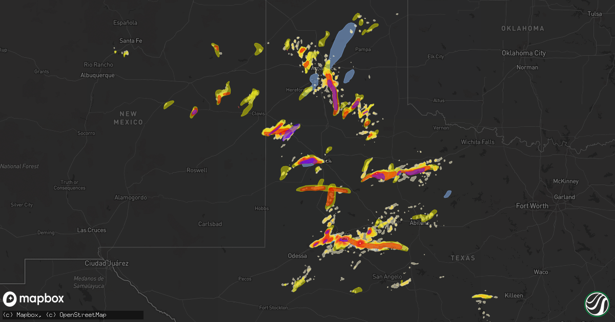 Hail map on May 17, 2021