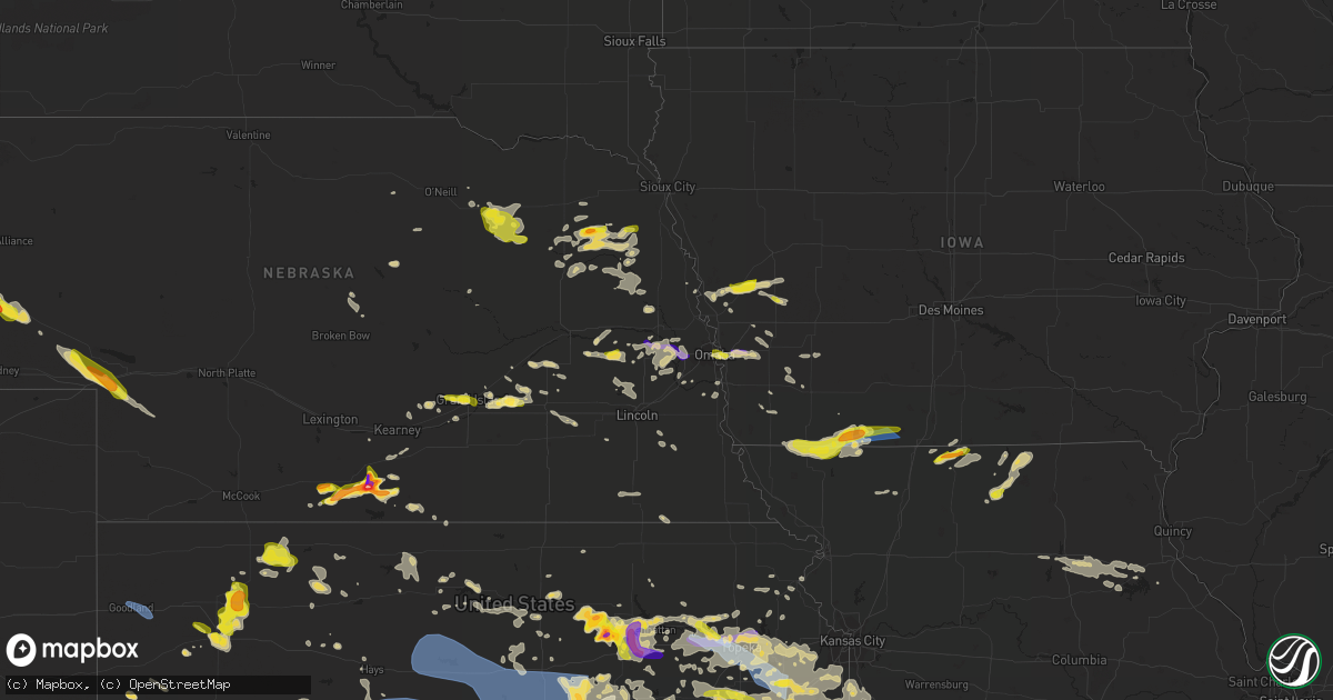 Hail map on May 17, 2022