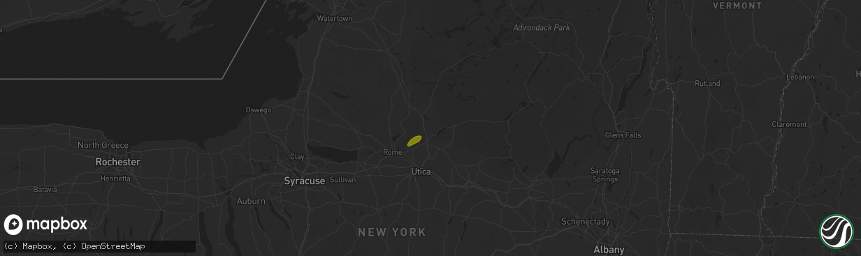 Hail map in Remsen, NY on May 17, 2025