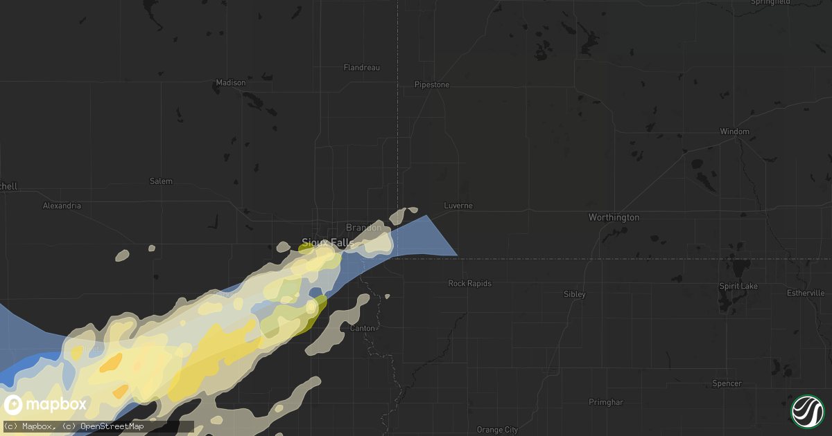 Hail map in Beaver Creek, MN on May 17, 2026