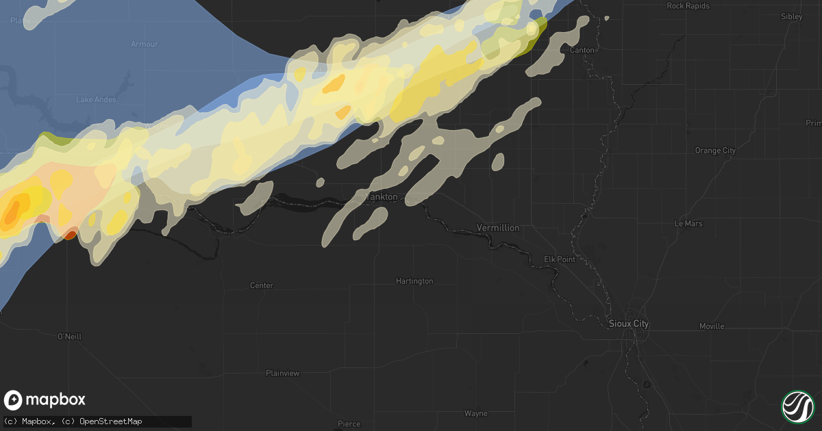 Hail map in Saint Helena, NE on May 17, 2026