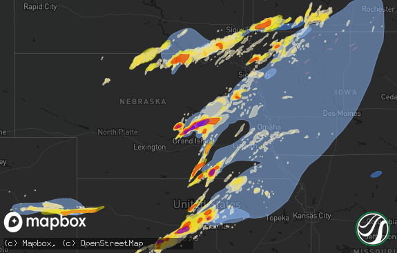Hail map preview on 05-17-2026