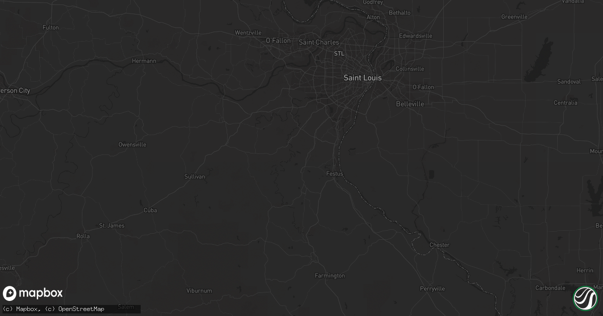 Hail map in King George, VA on May 18, 2011