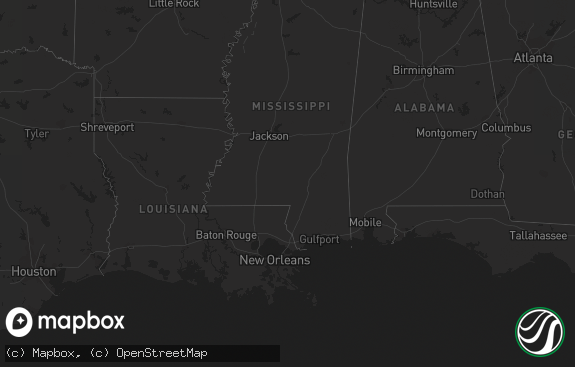 Hail map preview on 05-18-2011