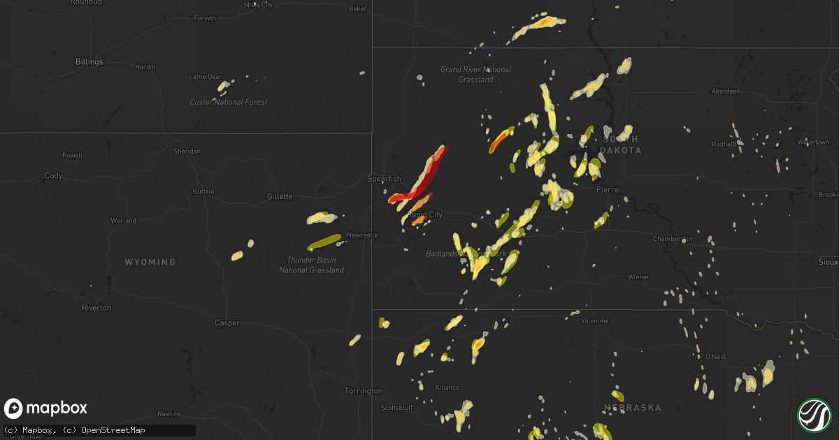 Hail map on May 18, 2013