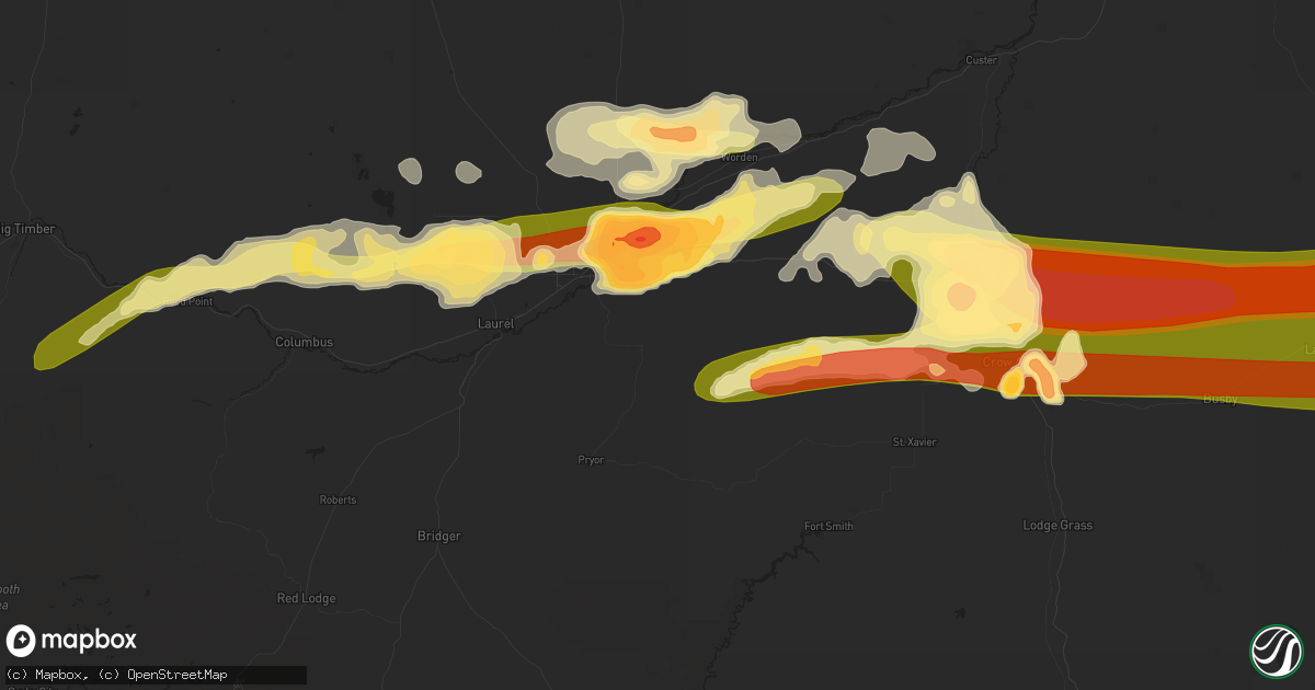 Hail map in Billings, MT on May 18, 2014