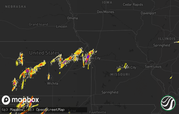 Hail map preview on 05-18-2017