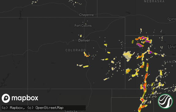 Hail map preview on 05-18-2018