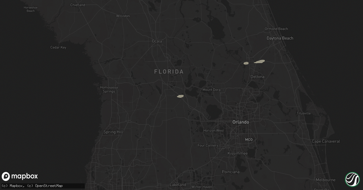 Hail map in Okahumpka, FL on May 18, 2024