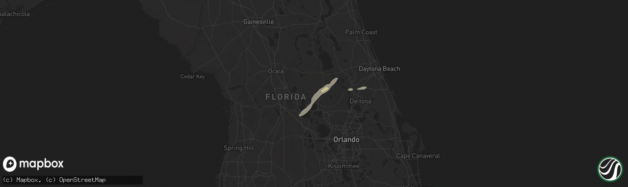 Hail map in Umatilla, FL on May 18, 2024