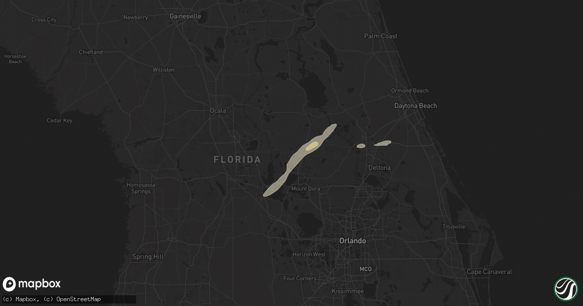 Hail map in Umatilla, FL on May 18, 2024