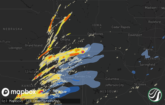 Hail map preview on 05-18-2026