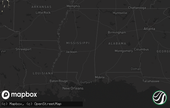 Hail map preview on 05-19-2011