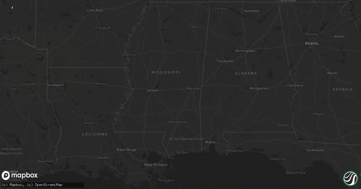 Hail map on May 19, 2011