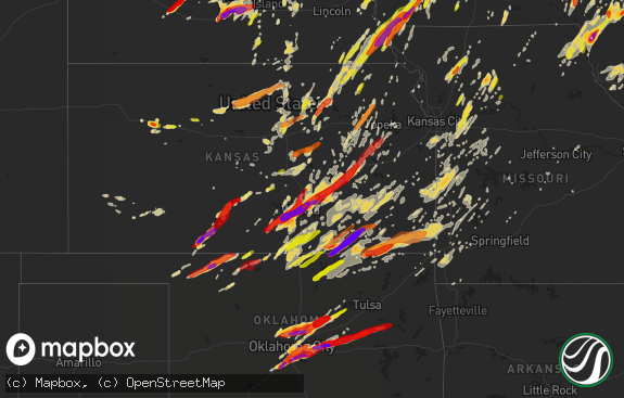 Hail map preview on 05-19-2013