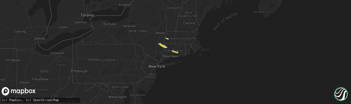 Hail map on May 19, 2015