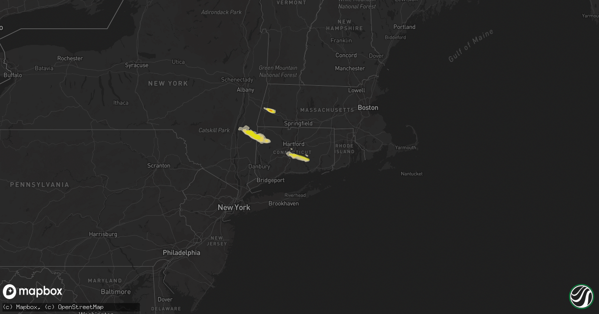 Hail map on May 19, 2015