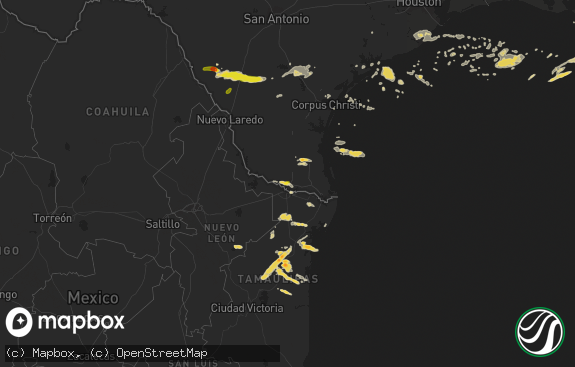 Hail map preview on 05-19-2016