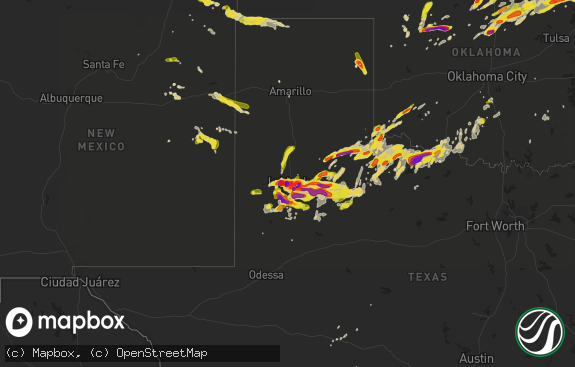 Hail map preview on 05-19-2018