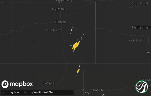 Hail map preview on 05-19-2020