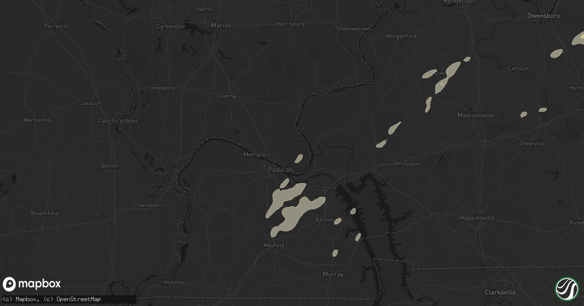 Hail map in Brookport, IL on May 19, 2026
