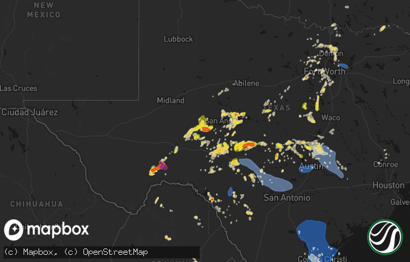 Hail map preview on 05-19-2026