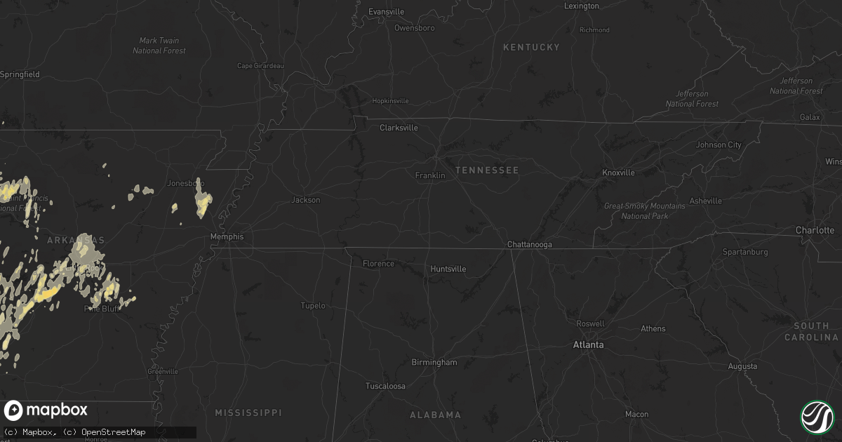 Hail map in Florida on May 20, 2011